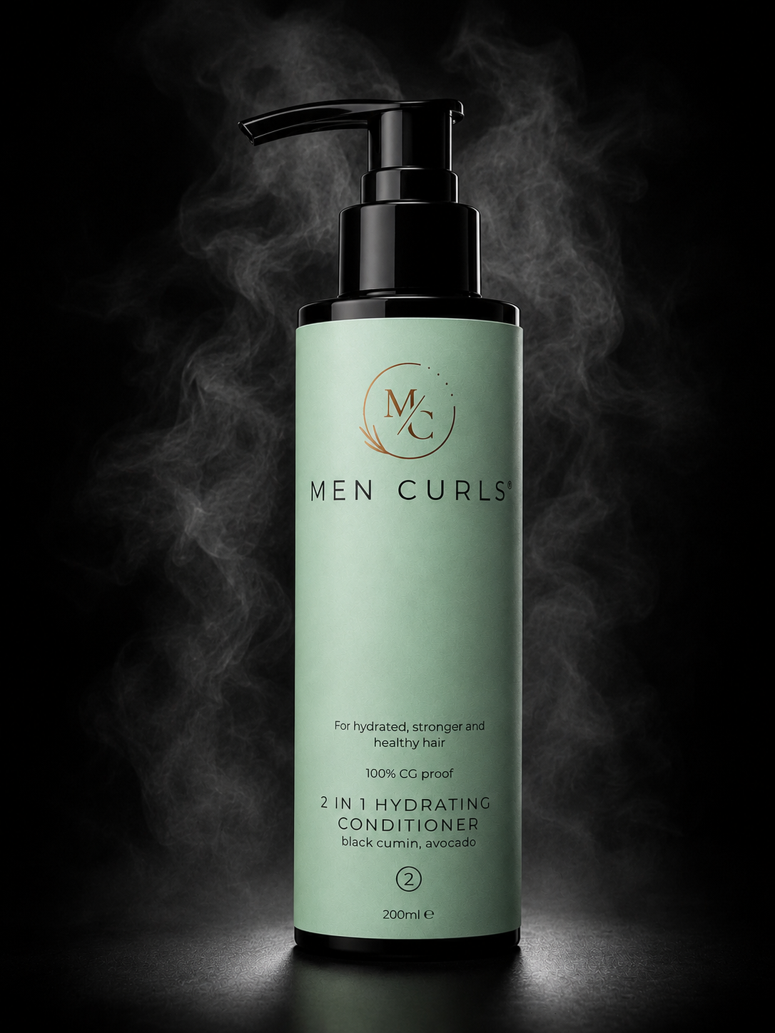 MEN CURLS 2 in 1 Hydrating Conditioner 200ml