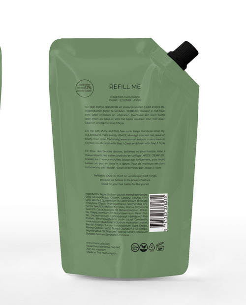 MEN CURLS 2 in 1 Hydrating Conditioner 200ml REFILL