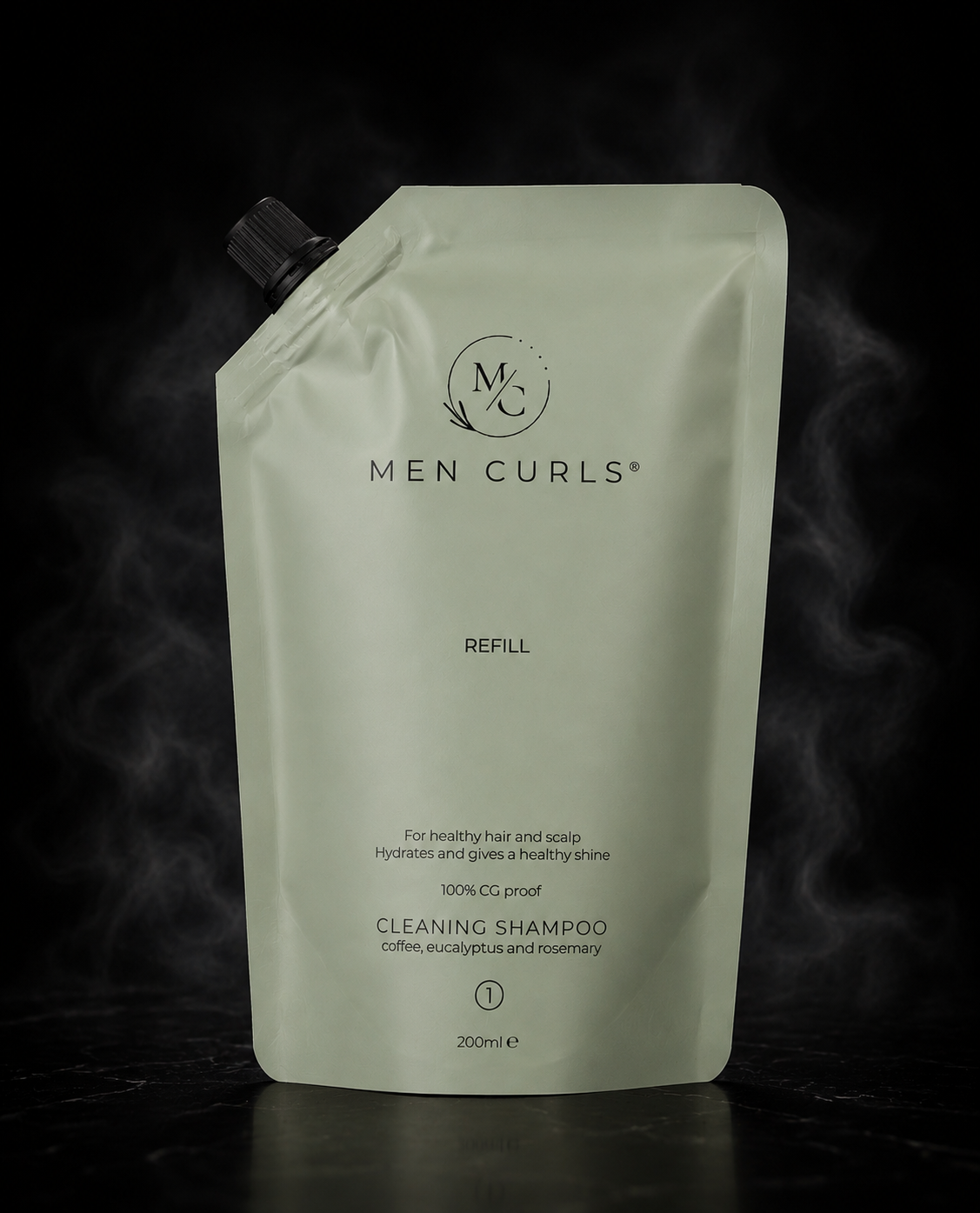 MEN CURLS Cleaning Shampoo 200ml REFILL