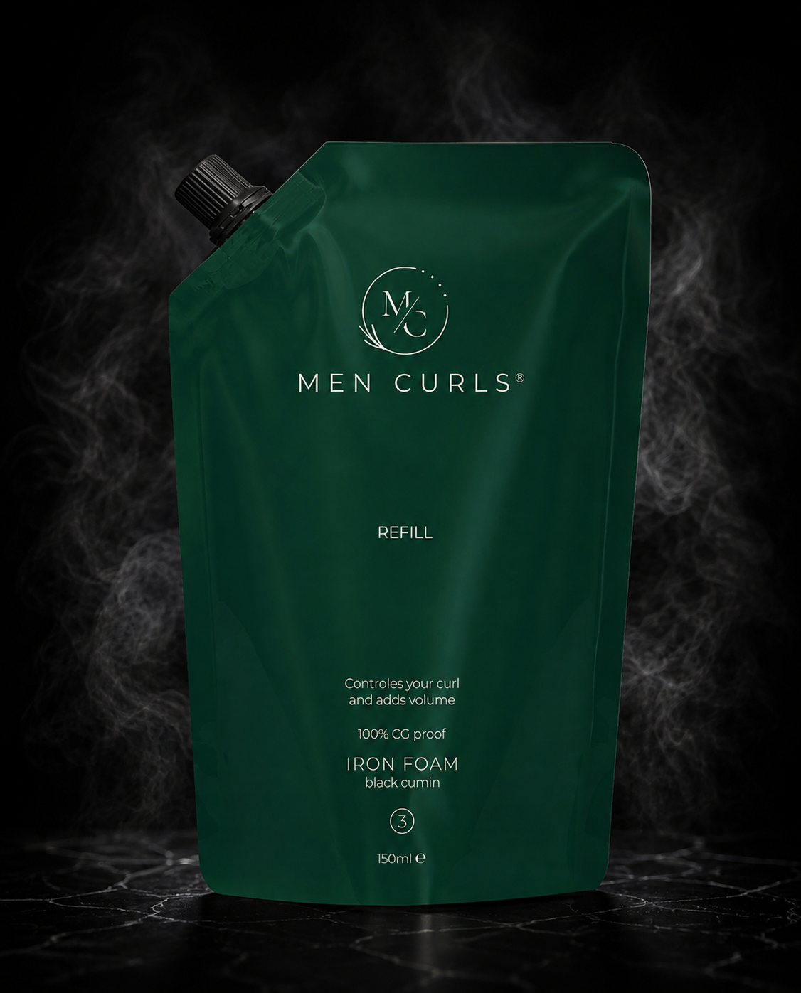 MEN CURLS Iron Foam 150 ml REFILL