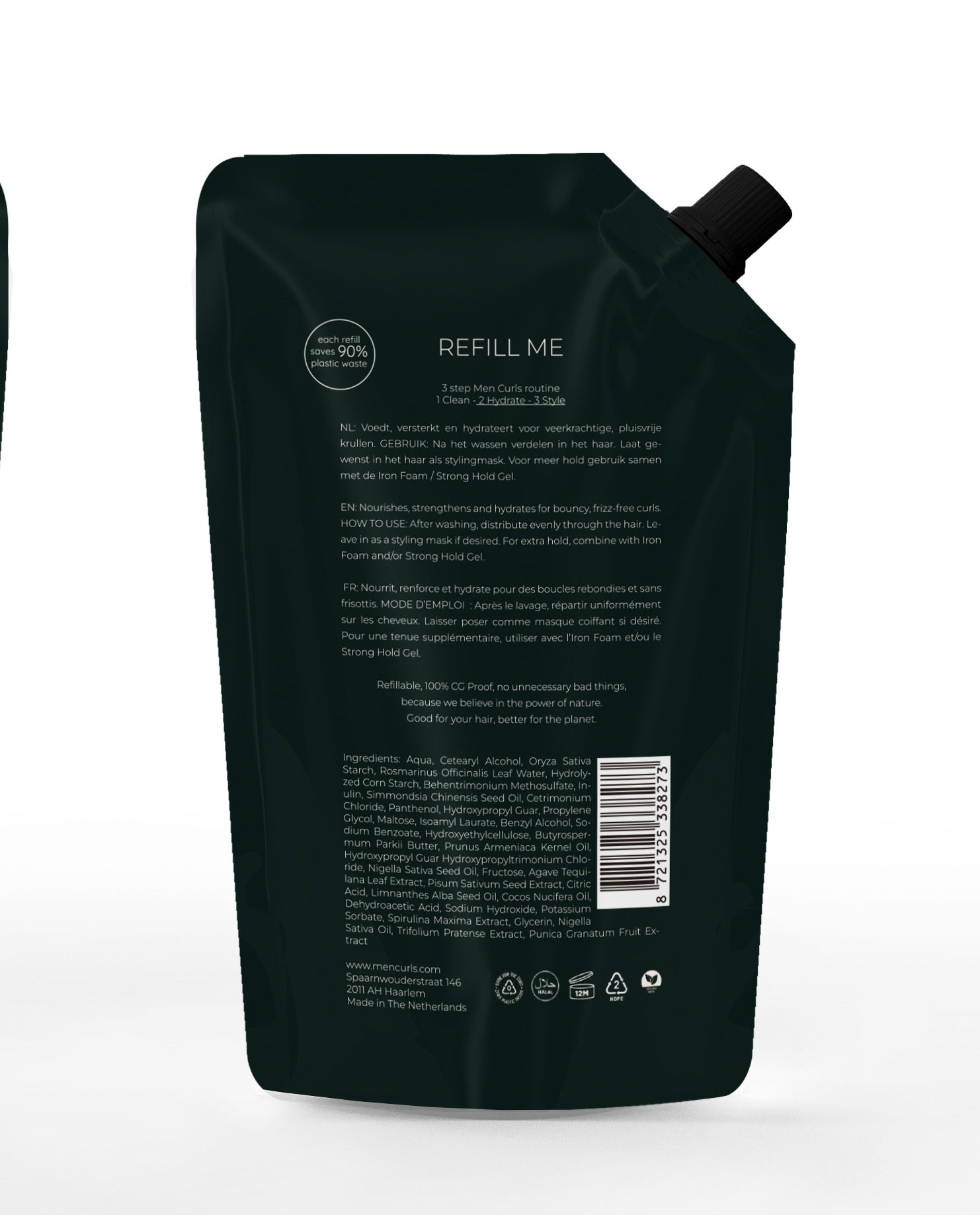 MEN CURLS Master Styling Mask 200 ml REFILL