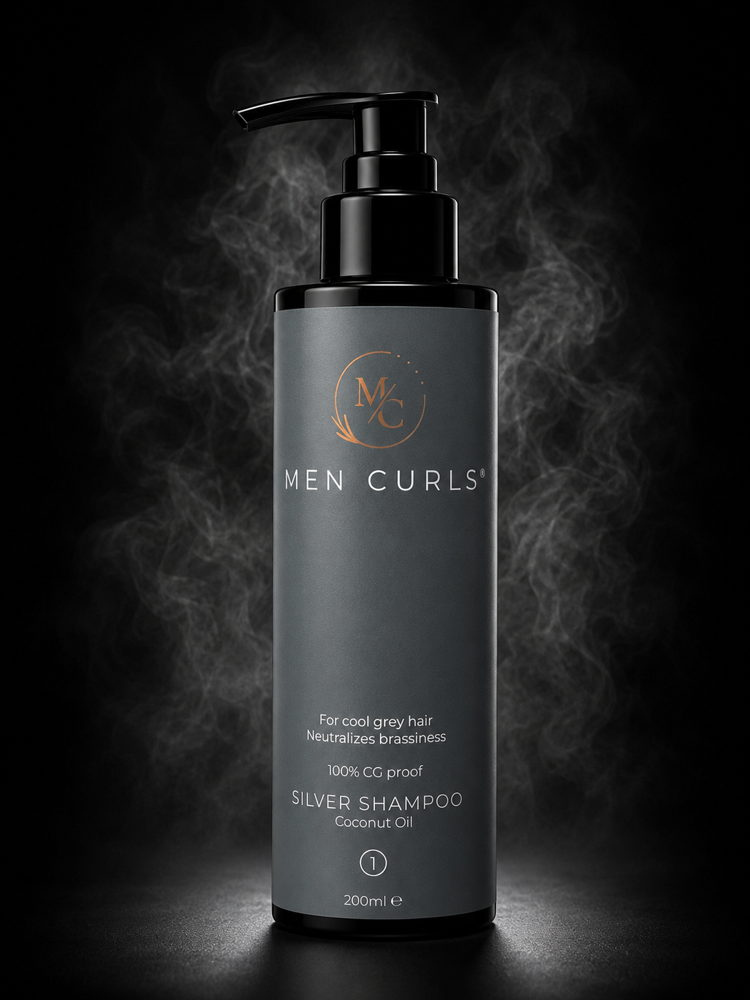 MEN CURLS  Silver Shampoo 200ml